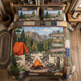 Set di Biancheria da Letto Trapuntata 3 Pezzi Eredità Felice del Camper
