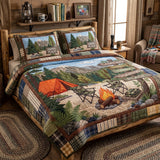 Set di Biancheria da Letto Trapuntata 3 Pezzi Eredità Felice del Camper