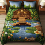 Set di Biancheria da Letto Trapuntata 3 Pezzi Lazy Fisher
