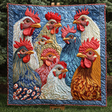 Il Pollaio Patriottico Coperta Trapuntata
