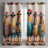 Tre Galline da Cortile Tende Trapuntate