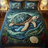 Set di Biancheria da Letto Trapuntata 3 Pezzi Grazia di Marea