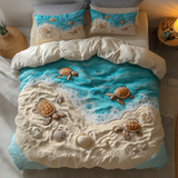 Set di Biancheria da Letto Trapuntata 3 Pezzi Viandante di Marea