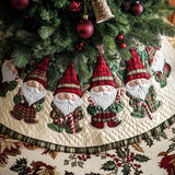 Gioia delle Feste Copri Base per Albero di Natale Trapuntato