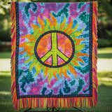 Pace Tie Dye Coperta da Divano