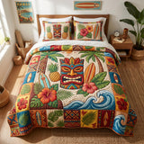 Set di Biancheria da Letto Trapuntata 3 Pezzi Tiki di Ritual