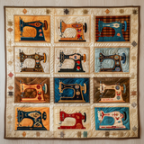 Macchina da Cucire Intramontabile Coperta Trapuntata
