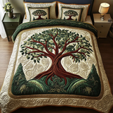 Set di Biancheria da Letto Trapuntata 3 Pezzi Rami Eterni