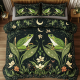 Set di Biancheria da Letto Trapuntata 3 Pezzi Toad Fioritura