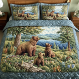 Set di Biancheria da Letto Trapuntata 3 Pezzi Sentieri Tranquilli