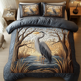 Set di Biancheria da Letto Trapuntata 3 Pezzi Acque Tranquille