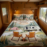 Camp Life 3-Piece Quilted Bedding Set NCU0DV9678