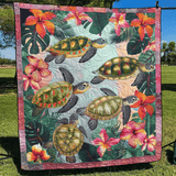 Tartaruga Tropicale Coperta Trapuntata