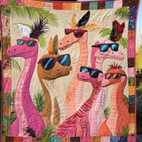Rettili Tropicali Quilt Artistico da Parete