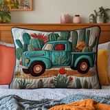 Camion con Cactus Federa Trapuntata