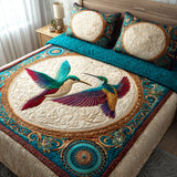 Set di Biancheria da Letto Trapuntata 3 Pezzi Duo di Turquoise