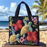 Tartaruga Borsa Tote Trapuntata