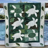 Patchwork di Tartarughe Coperta Trapuntata