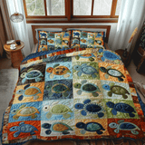 Set di Biancheria da Letto Trapuntata 3 Pezzi Turtley Accogliente