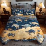 Set di Biancheria da Letto Trapuntata 3 Pezzi Notte di Turtley
