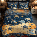 Set di Biancheria da Letto Trapuntata 3 Pezzi Notte di Turtley