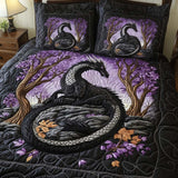 Dragon 3-Piece Quilted Bedding Set NCU0VT194