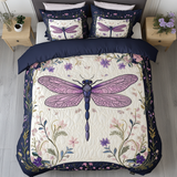 Set di Biancheria da Letto Trapuntata 3 Pezzi Ballerino del Crepuscolo