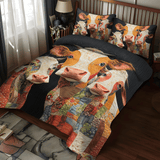 Set di Biancheria da Letto Trapuntata 3 Pezzi Udderly Adorabile