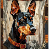 Doberman Elite Urbano Coperta Trapuntata
