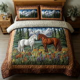 Set di Biancheria da Letto Trapuntata 3 Pezzi Cavallo della Valle