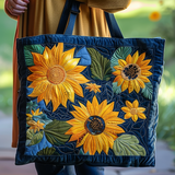 Girasoli Vivaci Borsa Tote Trapuntata