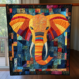 Elefante Vibrante Coperta Trapuntata
