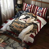 Set di Biancheria da Letto Trapuntata 3 Pezzi Victory Banner