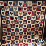 Cuore Floreale Vintage Coperta Trapuntata