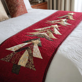 Pini Vintage Runner da Letto Trapuntato