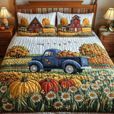 Set di Biancheria da Letto Trapuntata 3 Pezzi Camion Vintage