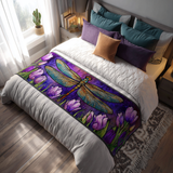 Libellula Vivace Runner da Letto Trapuntato