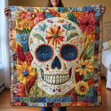 Teschio Fantasioso Coperta Trapuntata