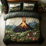 Set di Biancheria da Letto Trapuntata 3 Pezzi Beatitudine di Volcano