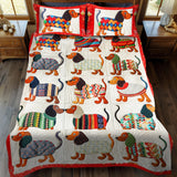Code di Wagging di 3-Piece di Quilted di Bedding