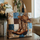 Spirito Western Borsa Tote Trapuntata