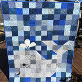 Patchwork della Balena Coperta Trapuntata