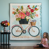 Ruote di Rose Quilt Artistico da Parete