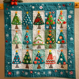 Alberi di Natale Fantasiosi Coperta Trapuntata