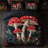 Set di Biancheria da Letto Trapuntata 3 Pezzi Stravagante Caps