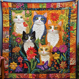 Gatto Fantasioso Coperta Trapuntata