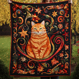 Gatto Fantasy Fantasioso Coperta Trapuntata