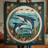 Oceano Fantasioso Coperta Trapuntata