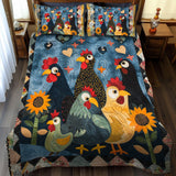 Set di Biancheria da Letto Trapuntata Gallina