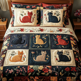 Set di Biancheria da Letto Trapuntata 3 Pezzi Sogni del Baffo